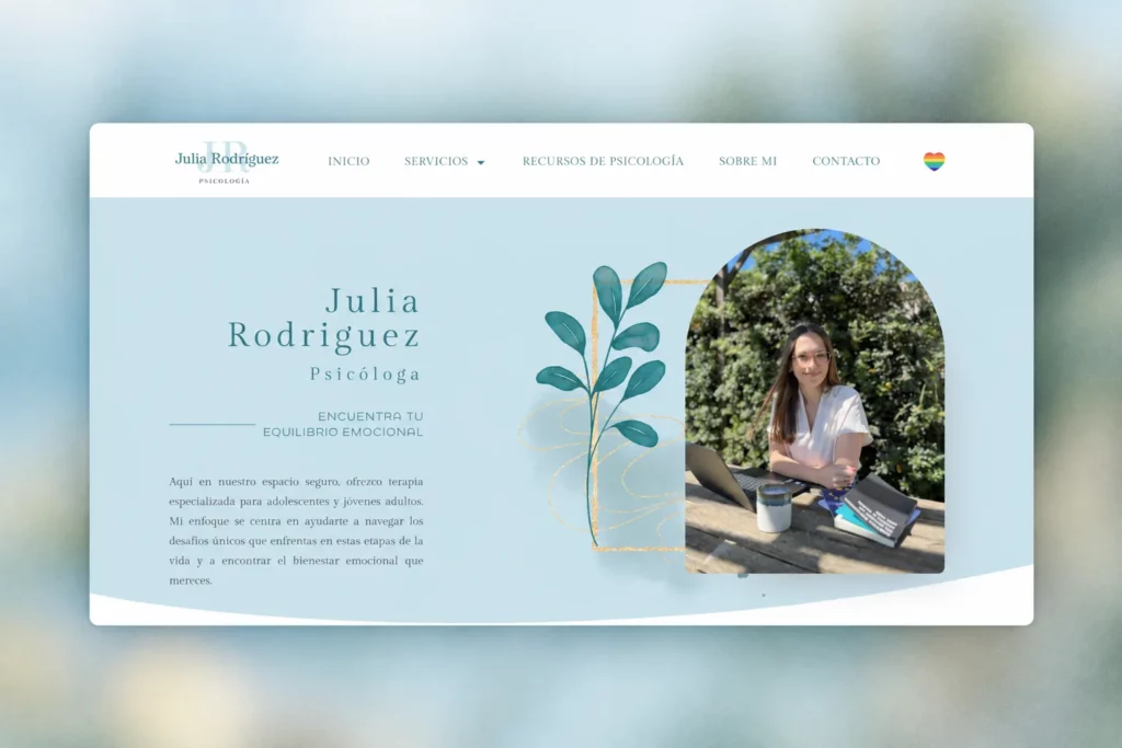 Web de Julia Rodríguez, psicóloga para adolescentes y jóvenes