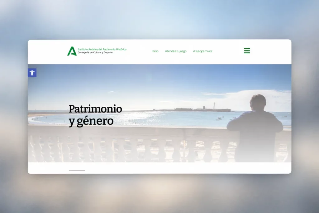 Web Patrimonio y género del Instituto Andaluz del Patrimonio Histórico
